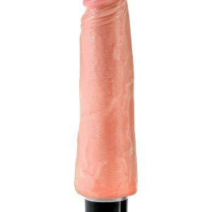 King Cock 8â Stiffy Dildo Vibrator